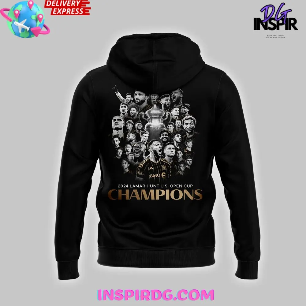 -Los Angeles Football Club 2024 US Open Cup Champions Hoodie