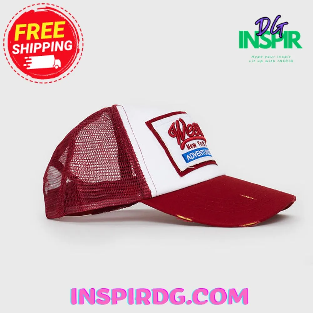 -Princess Polly ADVENTURES TRUCKER HAT BURGUNDY