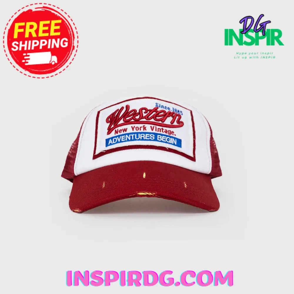 -Princess Polly ADVENTURES TRUCKER HAT BURGUNDY