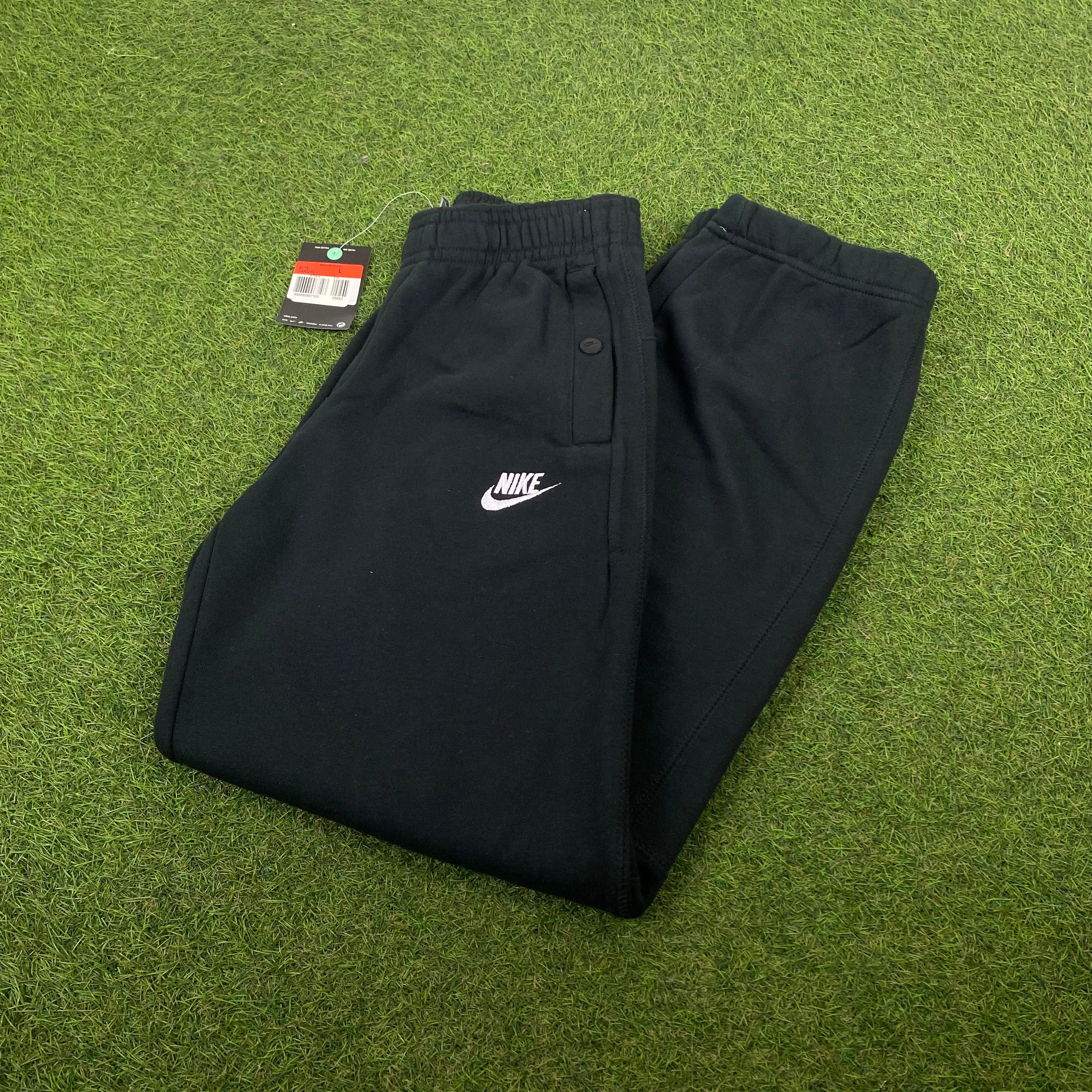 00s Nike Cotton Joggers Black XS