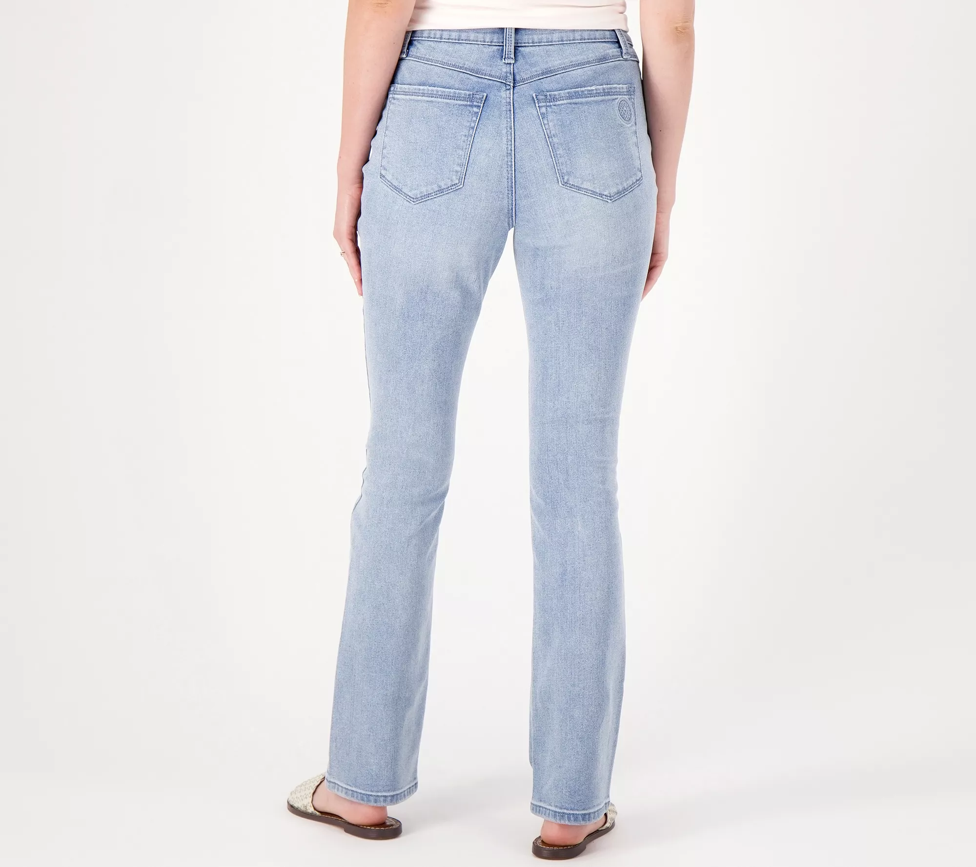 "As Is" Laurie Felt Regular Forever Denim Baby Bell Jeans