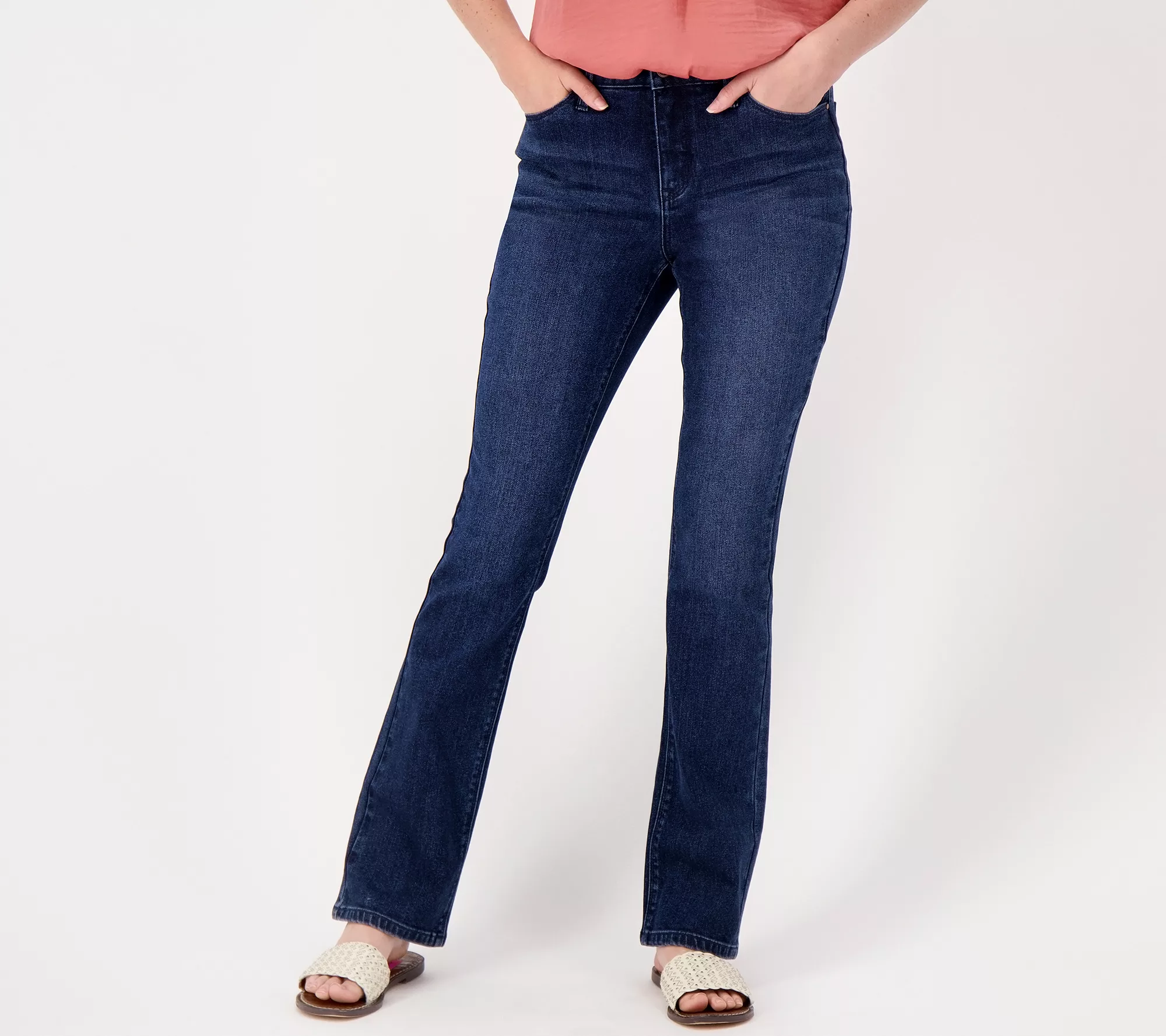 "As Is" Laurie Felt Regular Forever Denim Baby Bell Jeans