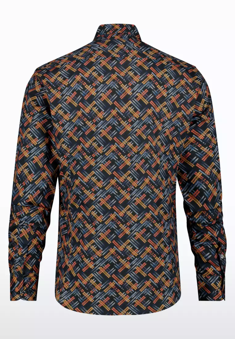 A Fish Named Fred Checker Ski Board Design Long Sleeve Shirt