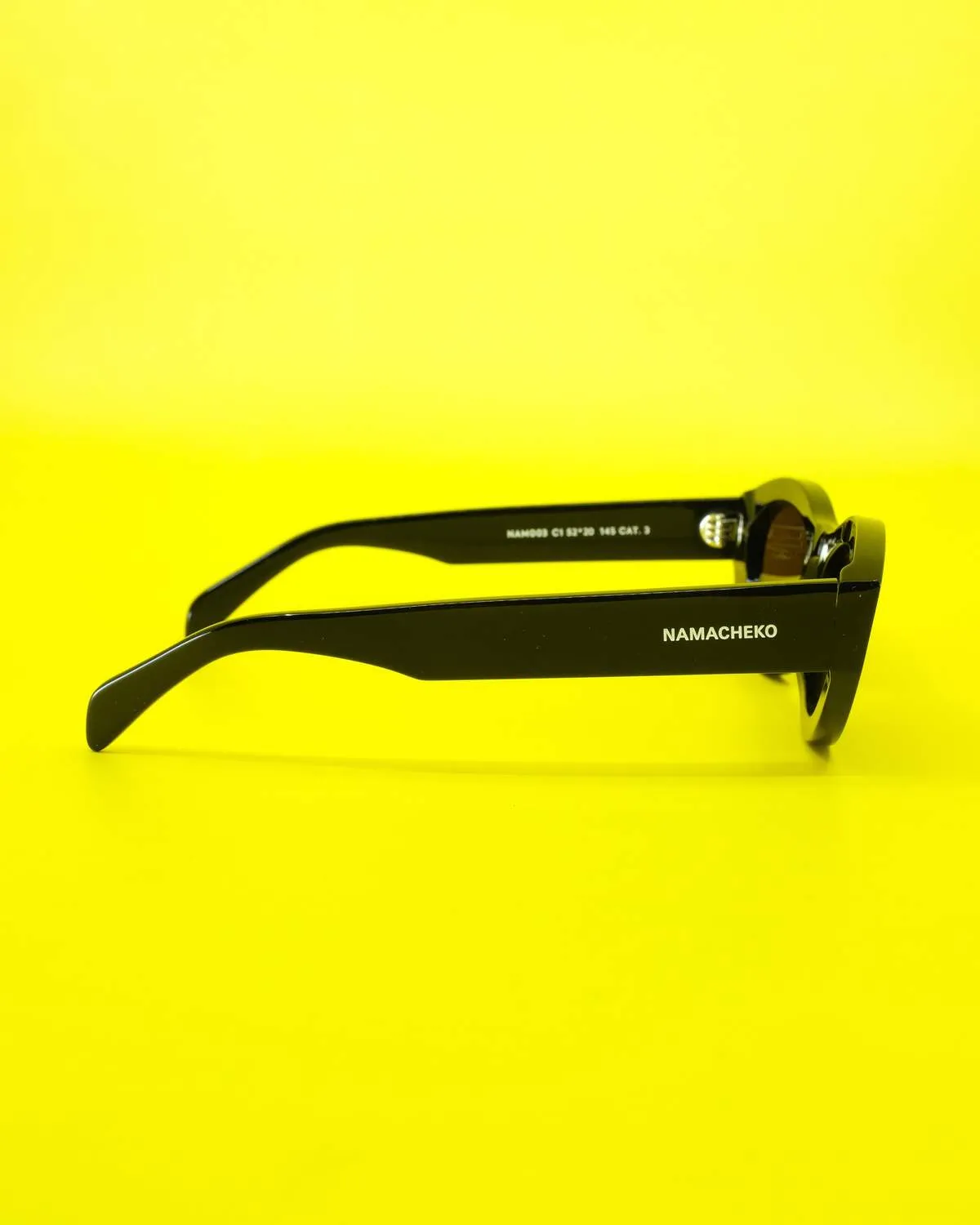 Acetate Leto Sunglasses - Black