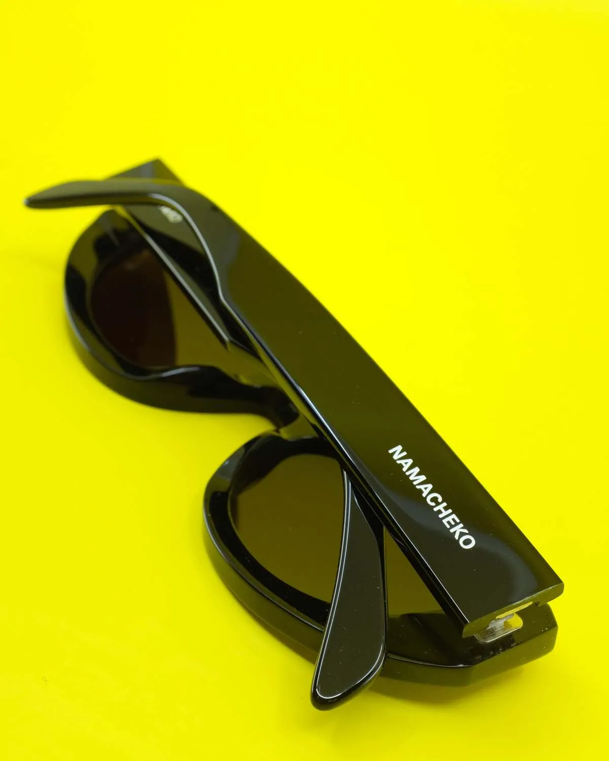 Acetate Leto Sunglasses - Black