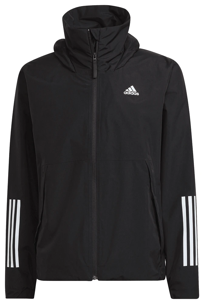 adidas adidas Basic 3 Stripe Rain Ready Jacket  - Men's