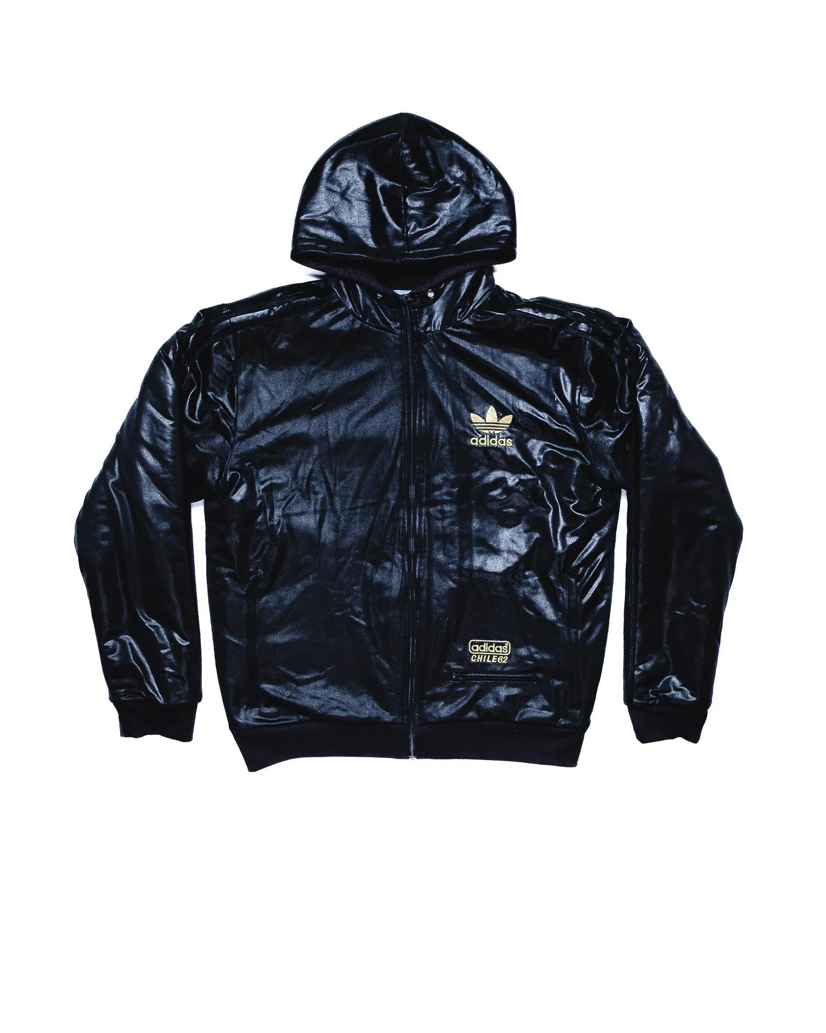  Adidas Chile padded winter jacket in Black with gold L