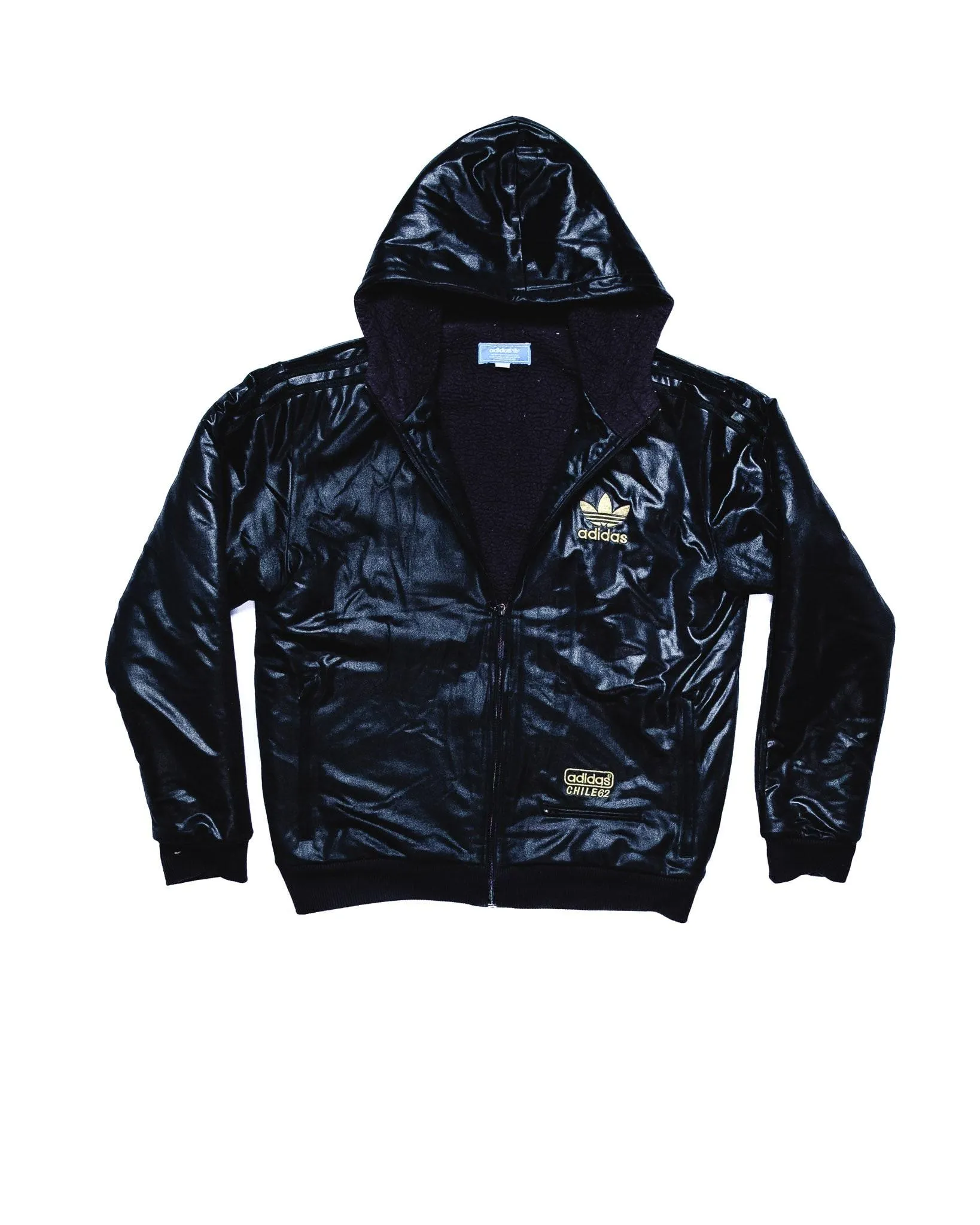  Adidas Chile padded winter jacket in Black with gold L