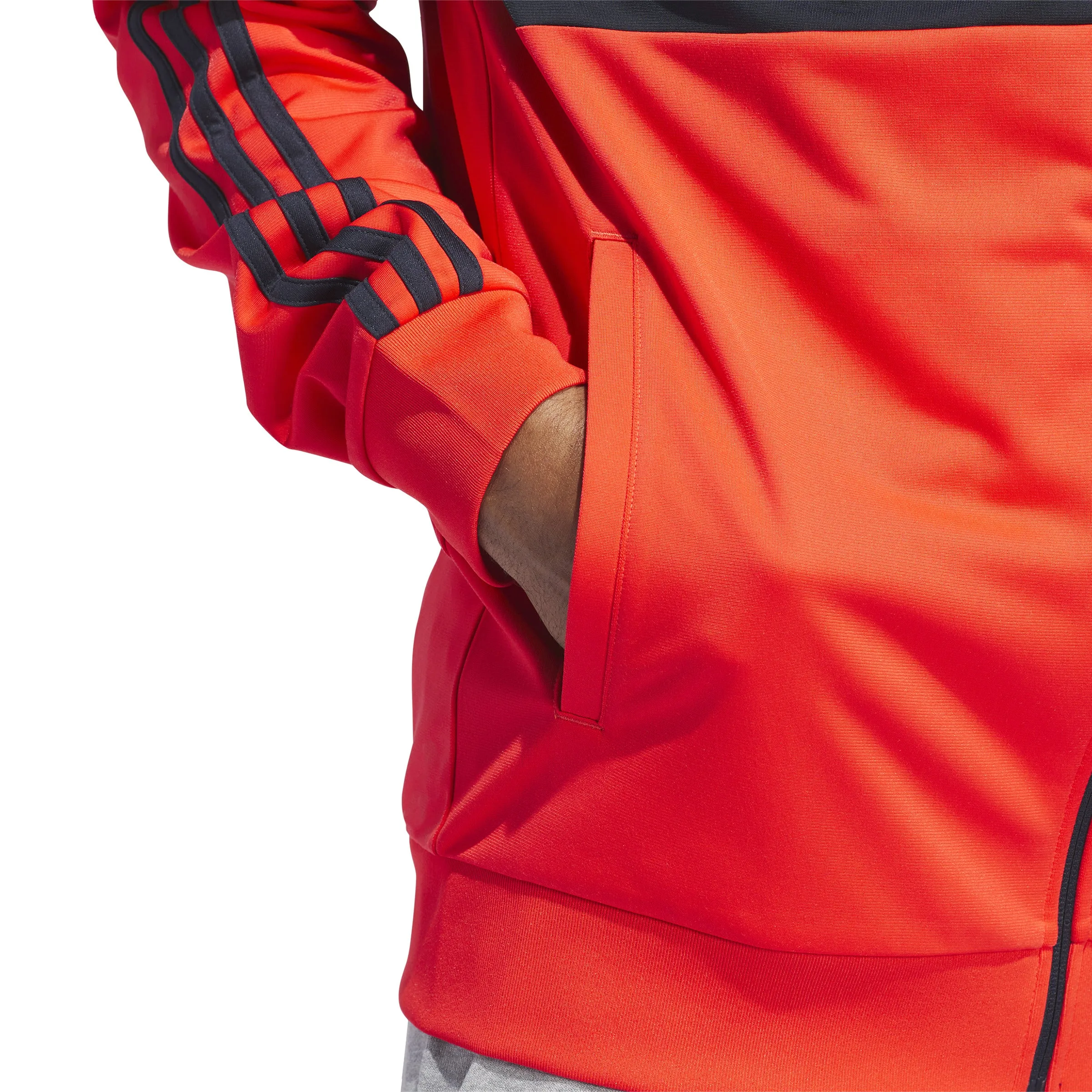 adidas - Men - CB Tight Top Tricot Jacket - Legink/Red