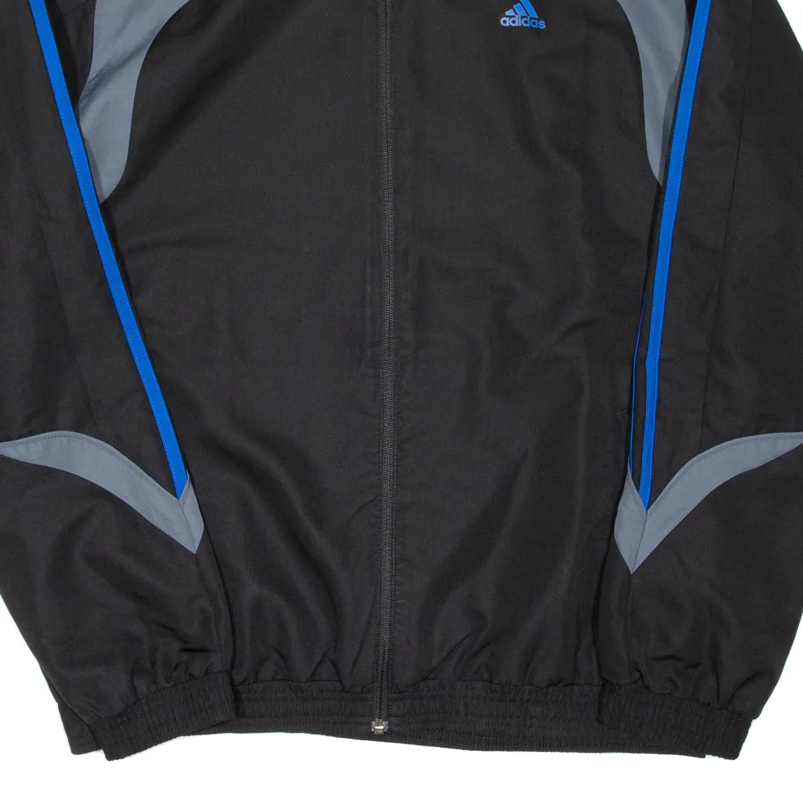 ADIDAS Mens Track Jacket Black L