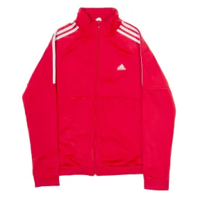 ADIDAS Womens Track Jacket Red M