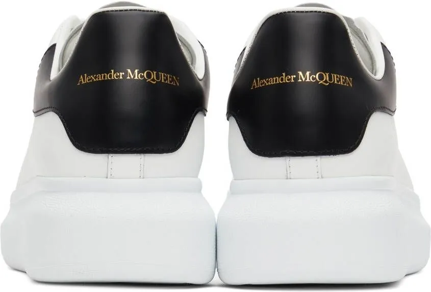 Alexander McQueen White & Black Oversized Sneakers