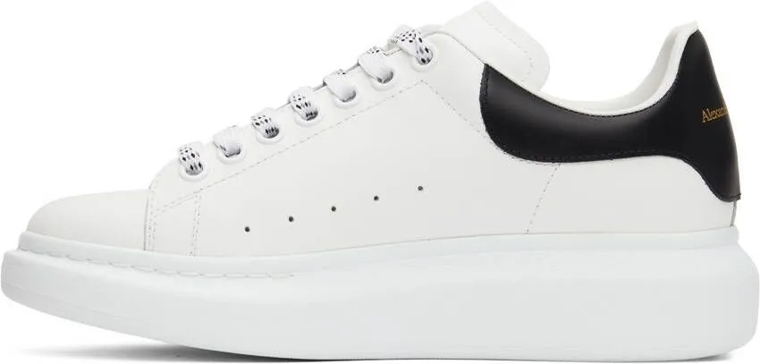 Alexander McQueen White & Black Oversized Sneakers