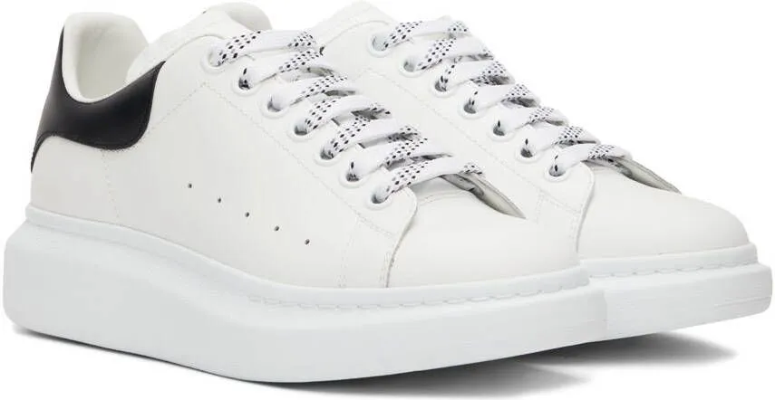 Alexander McQueen White & Black Oversized Sneakers