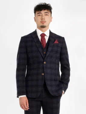 Antique Rogue Ryder Check Suit Jacket