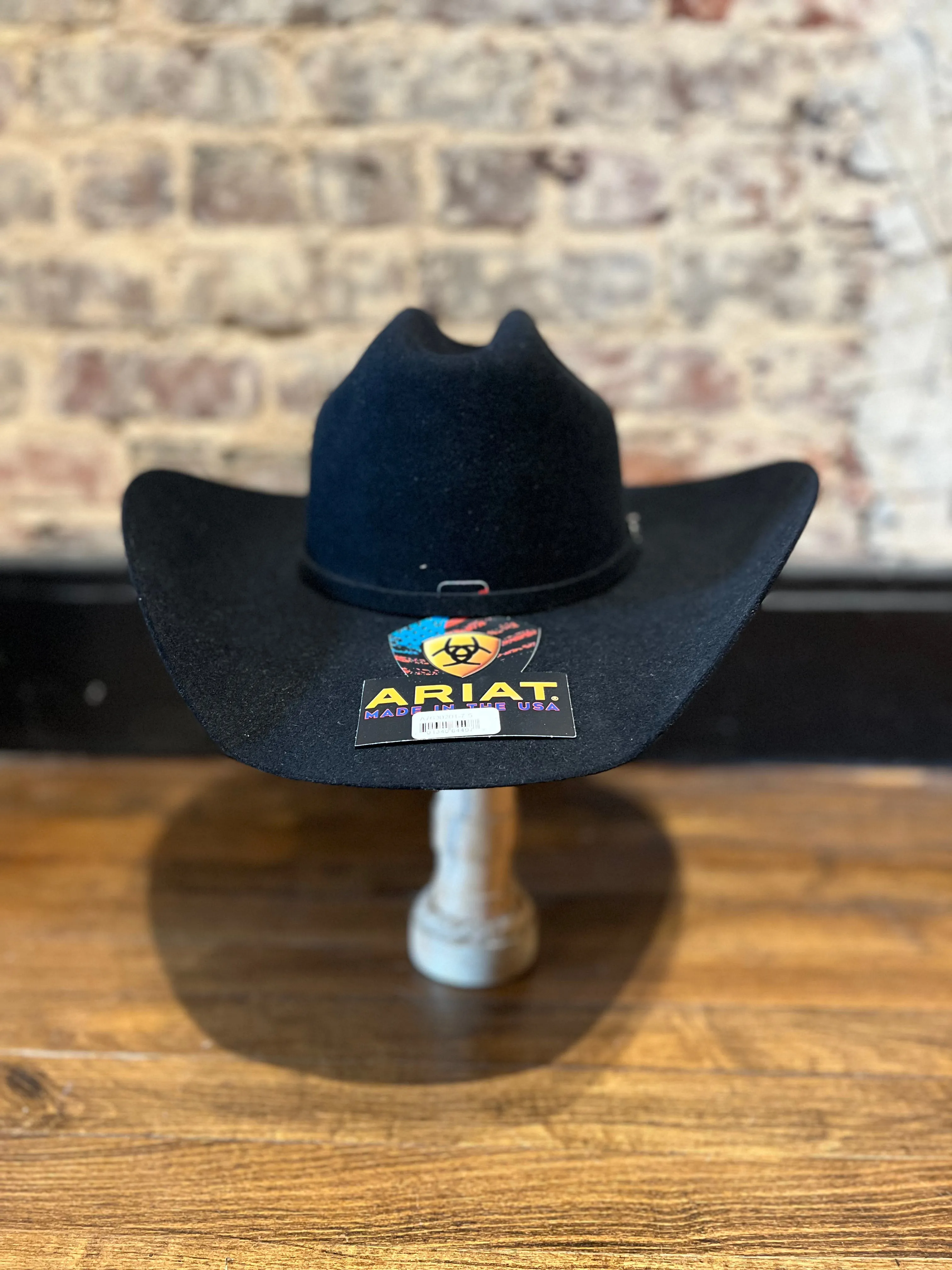 Ariat 6X Black Felt Hat - A7630201