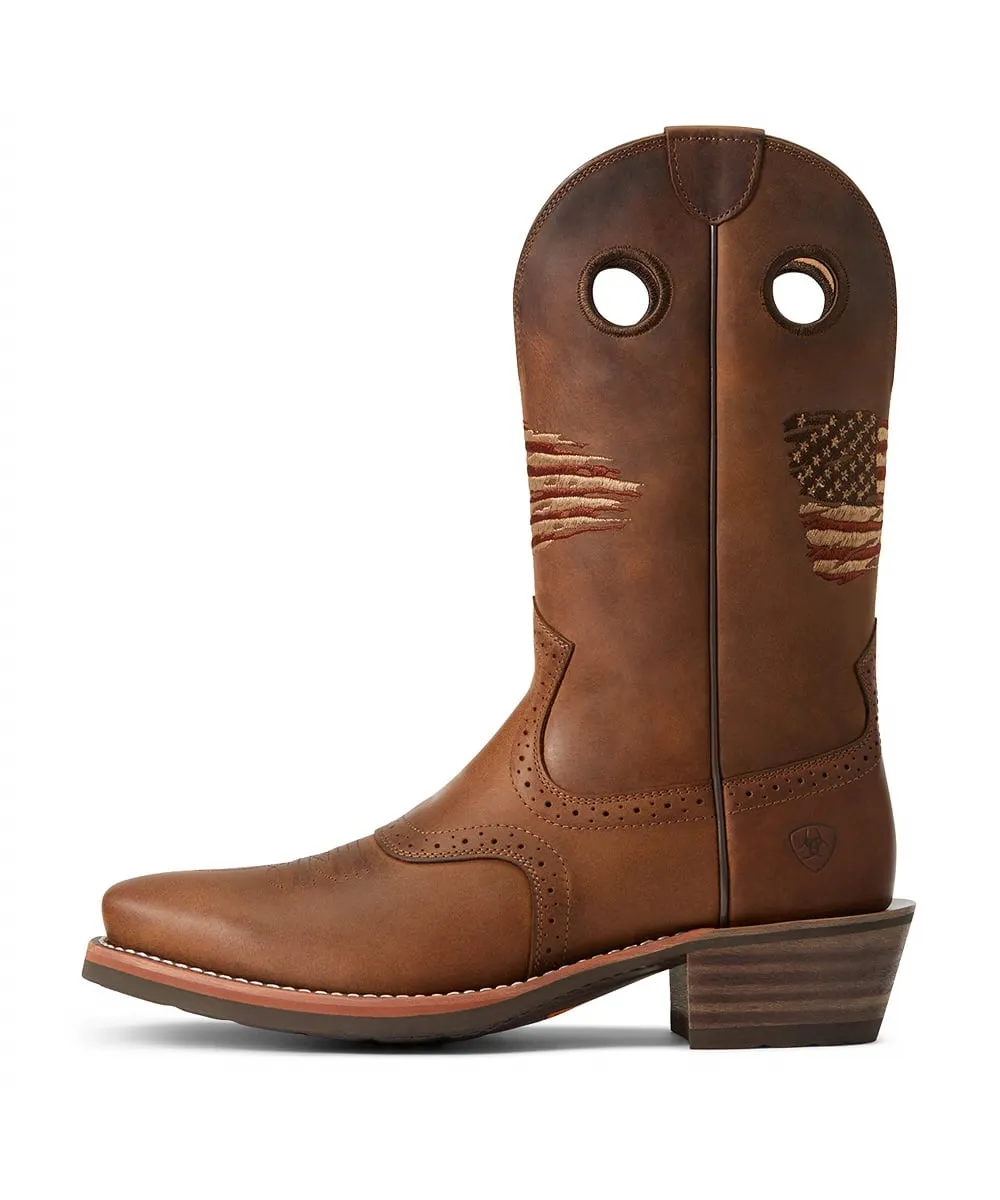 Ariat Men's Roughstock Patriot Western Boot