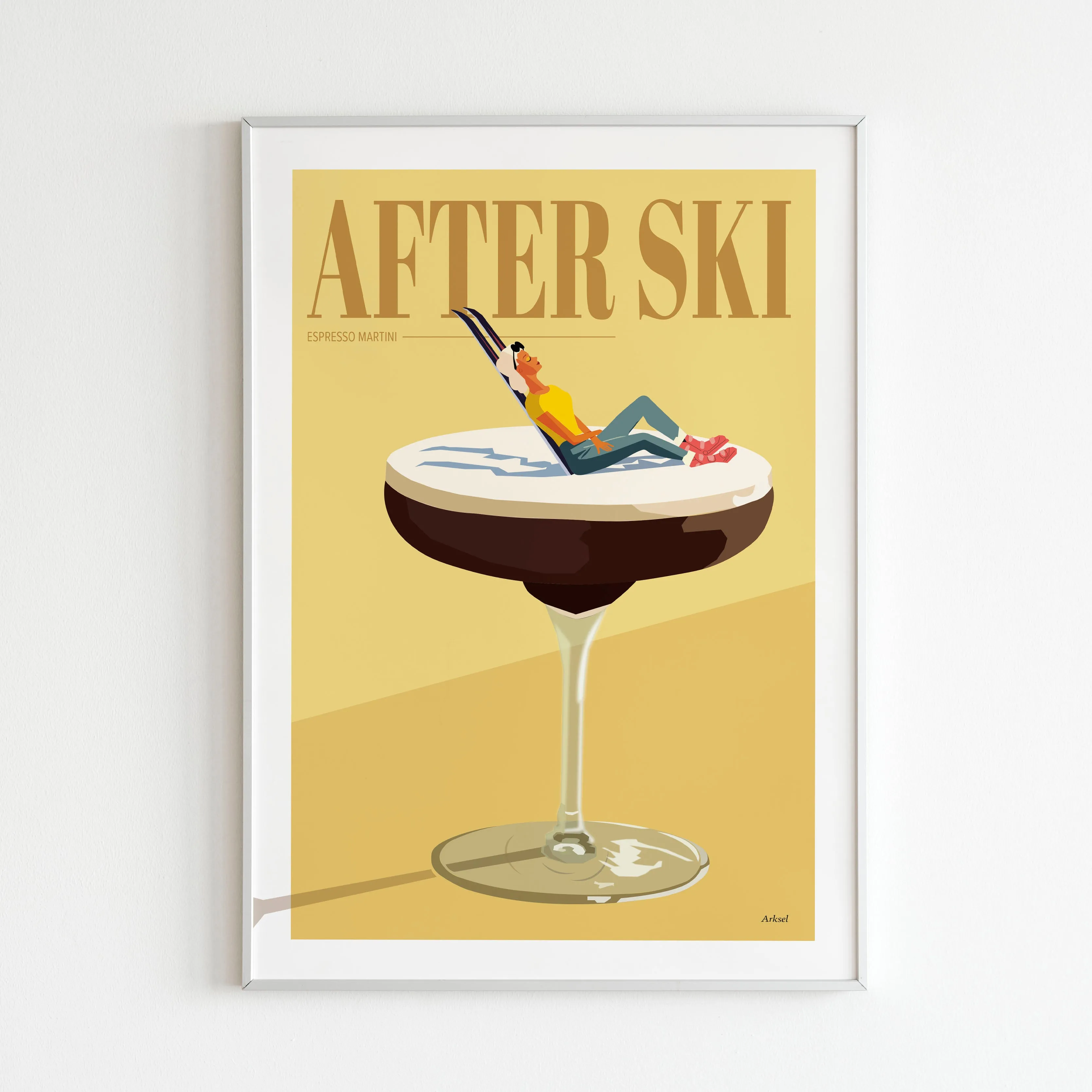 Arksel After Ski Espresso Martini Poster