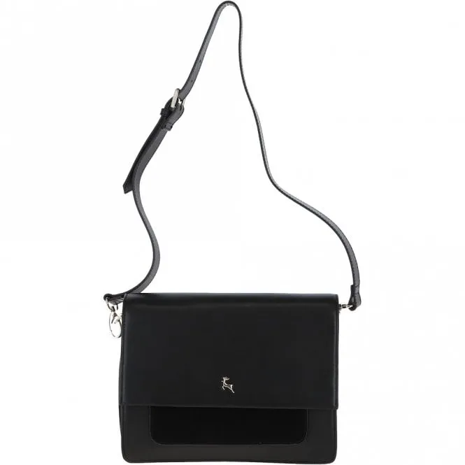 Ashwood Two Sections Shoulder Bag Black: AW0022