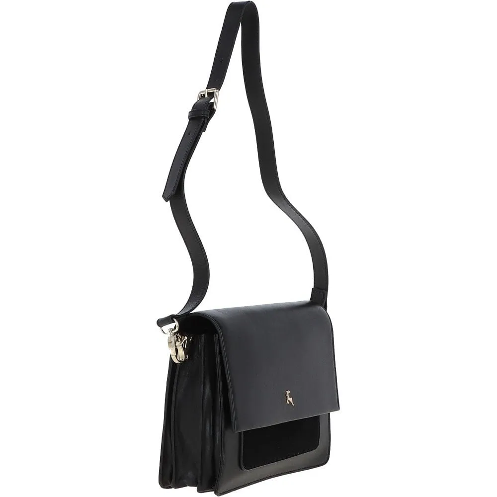 Ashwood Two Sections Shoulder Bag Black: AW0022