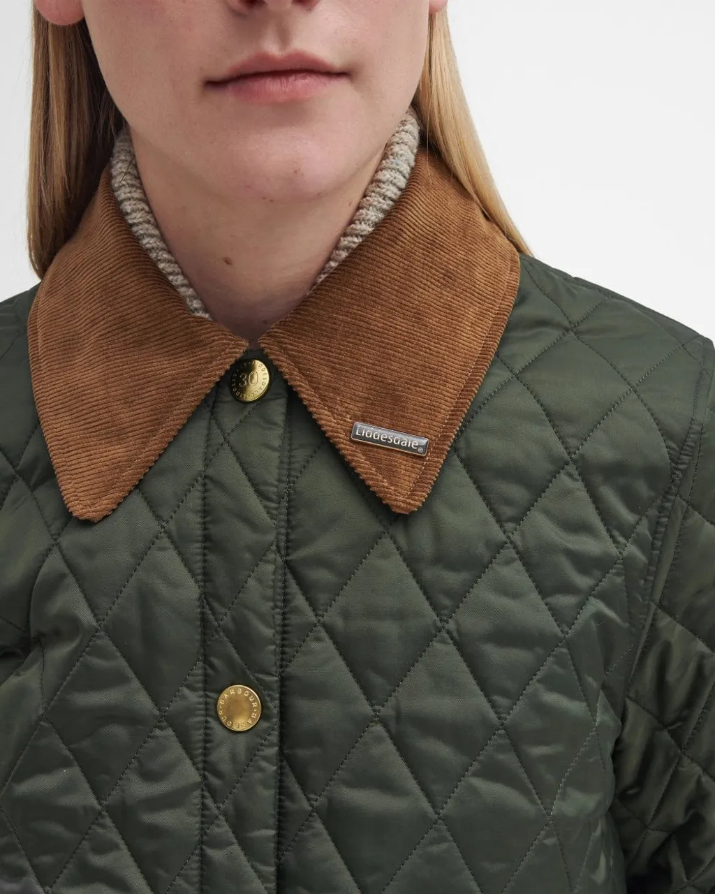 Barbour 30th Anniversary Modern Liddesdale Quilted Jacket: Olive/Classic