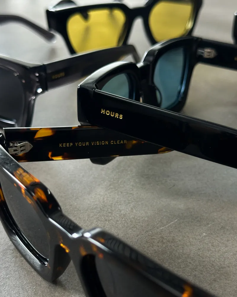 Black/Blue Mercer Sunglasses