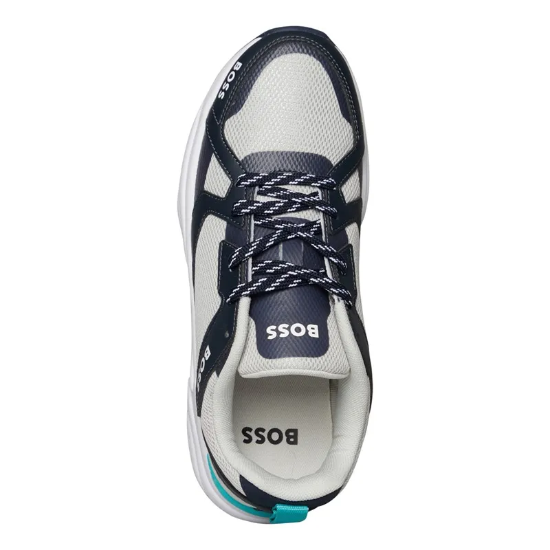 BOSS Junior Boys Athleisure 1 D2 Trainers Navy