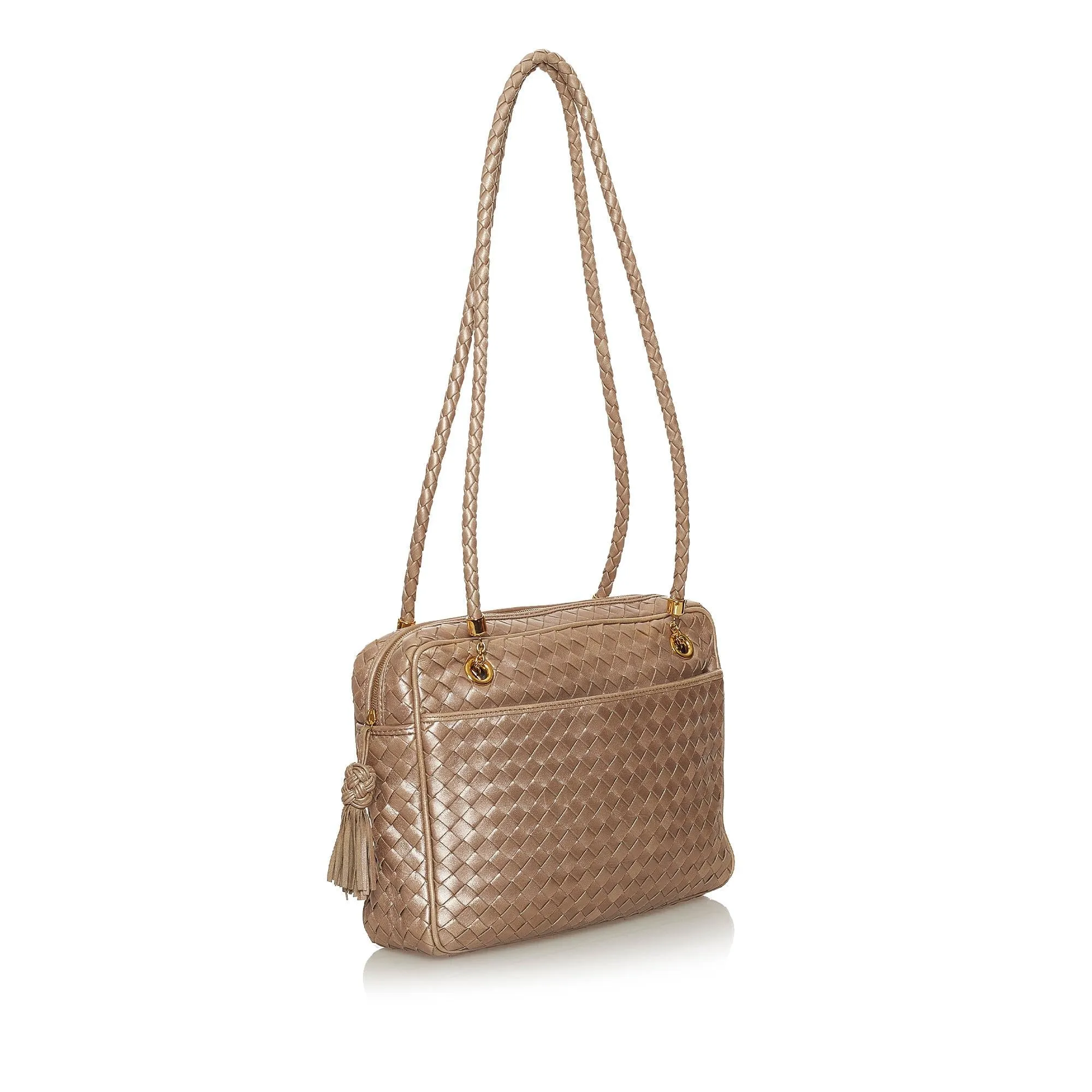 Bottega Veneta Intrecciato Leather Shoulder Bag