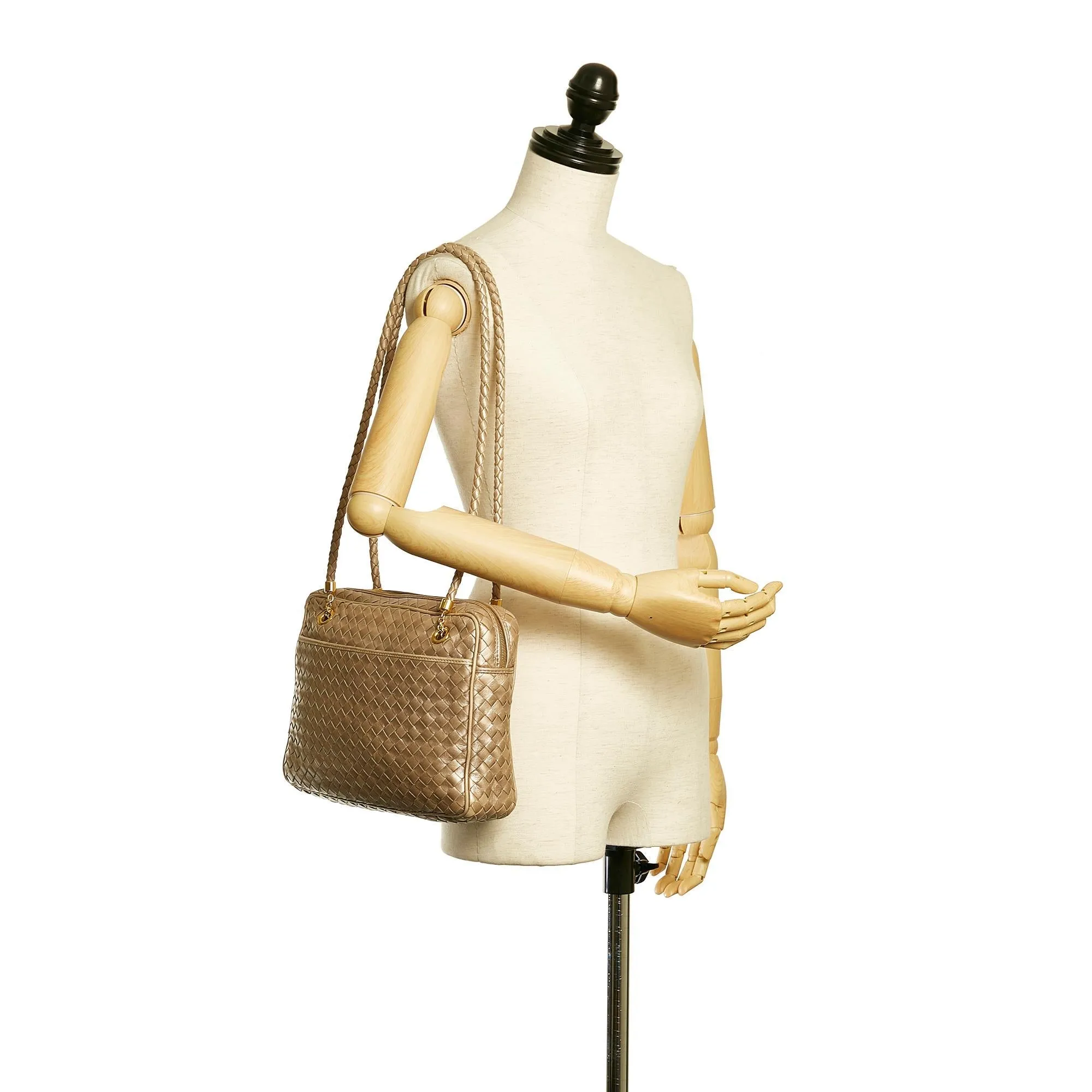 Bottega Veneta Intrecciato Leather Shoulder Bag