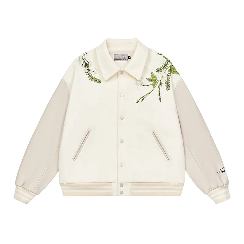 Brenches Embroidered Varsity Jacket