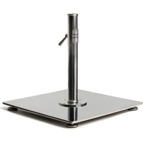 Business & Pleasure Co. 18 Classic Umbrella Base, Stainless Steel