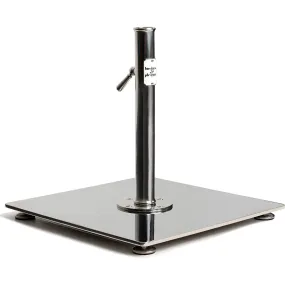 Business & Pleasure Co. 24 Classic Umbrella Base, Stainless Steel