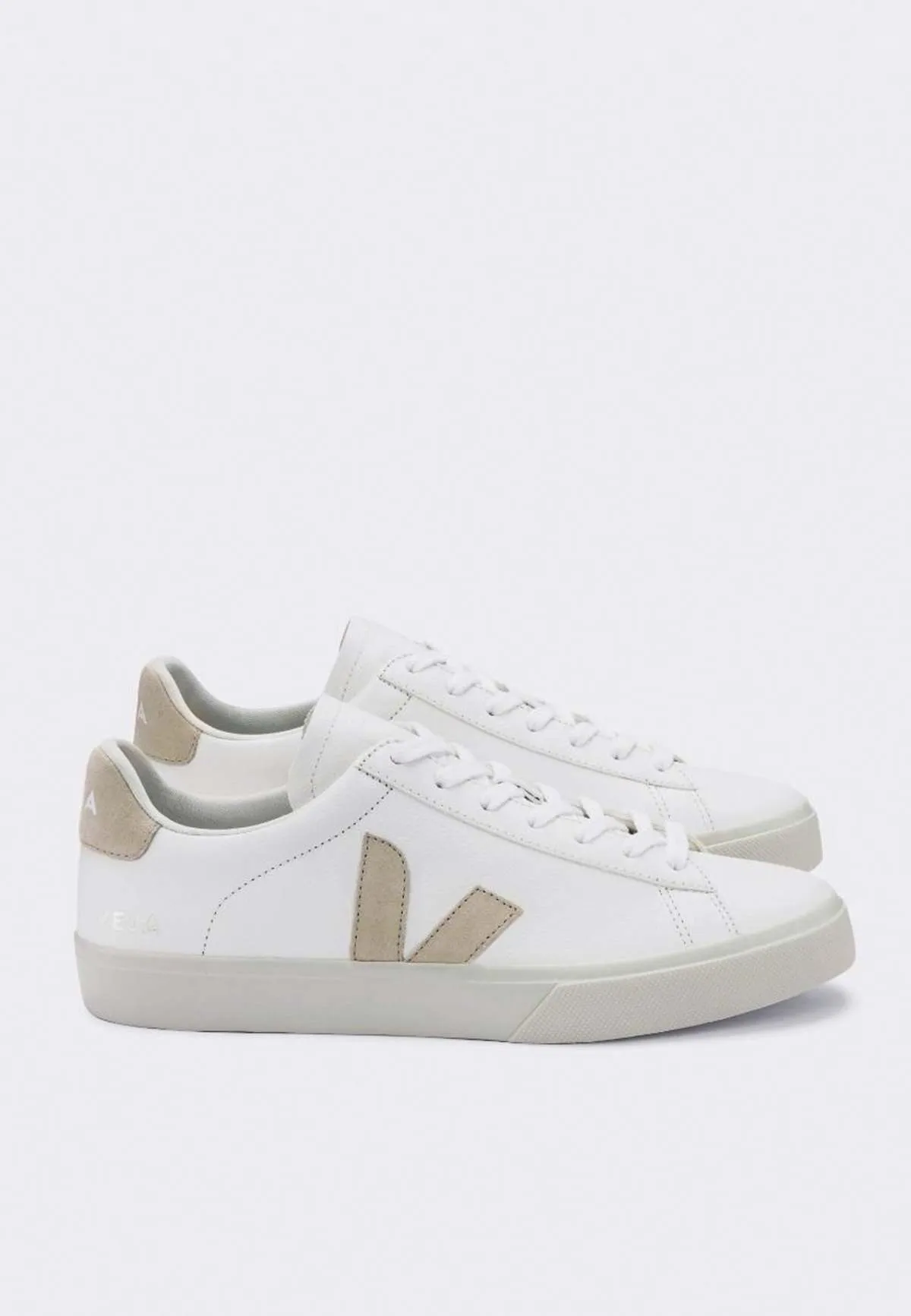 Campo Chromefree Leather Sneakers - Extra White/Almond