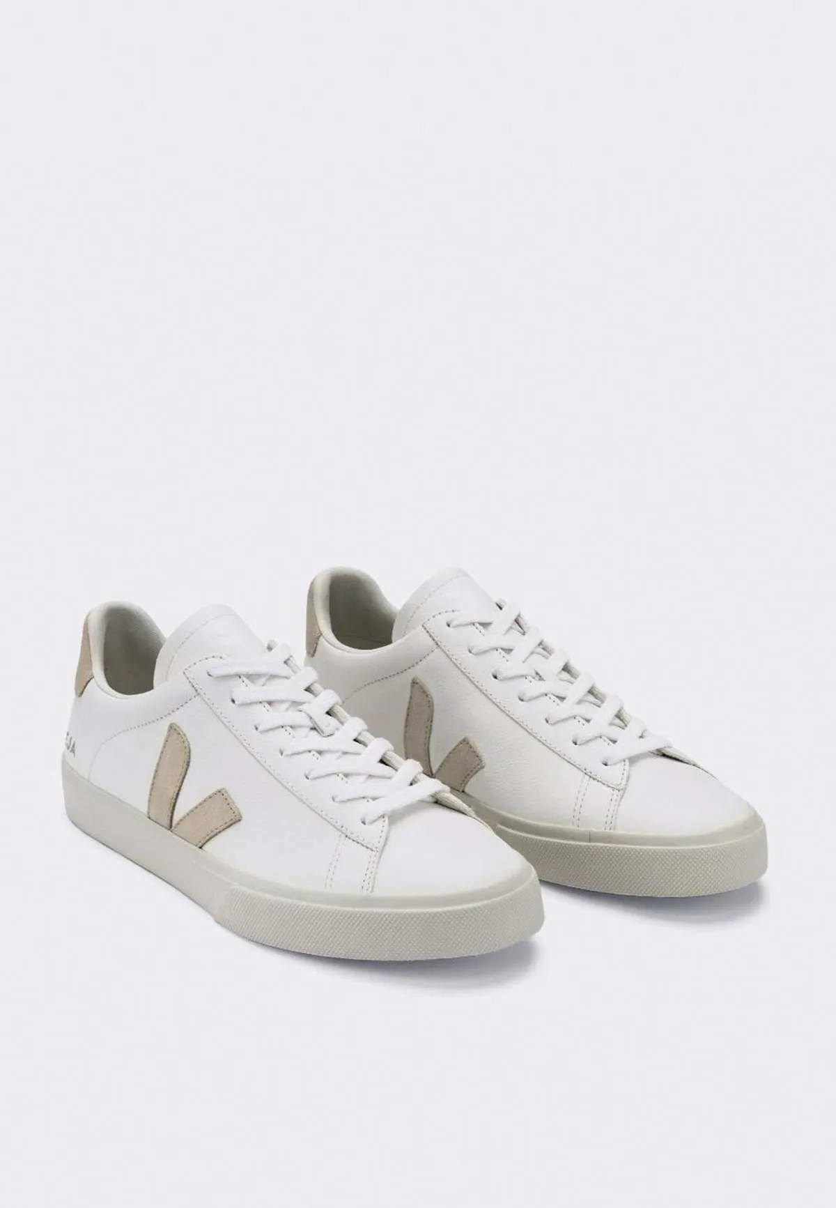 Campo Chromefree Leather Sneakers - Extra White/Almond