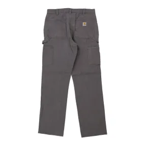 Carhartt Carpenter Trousers - 34W 34L Grey Cotton