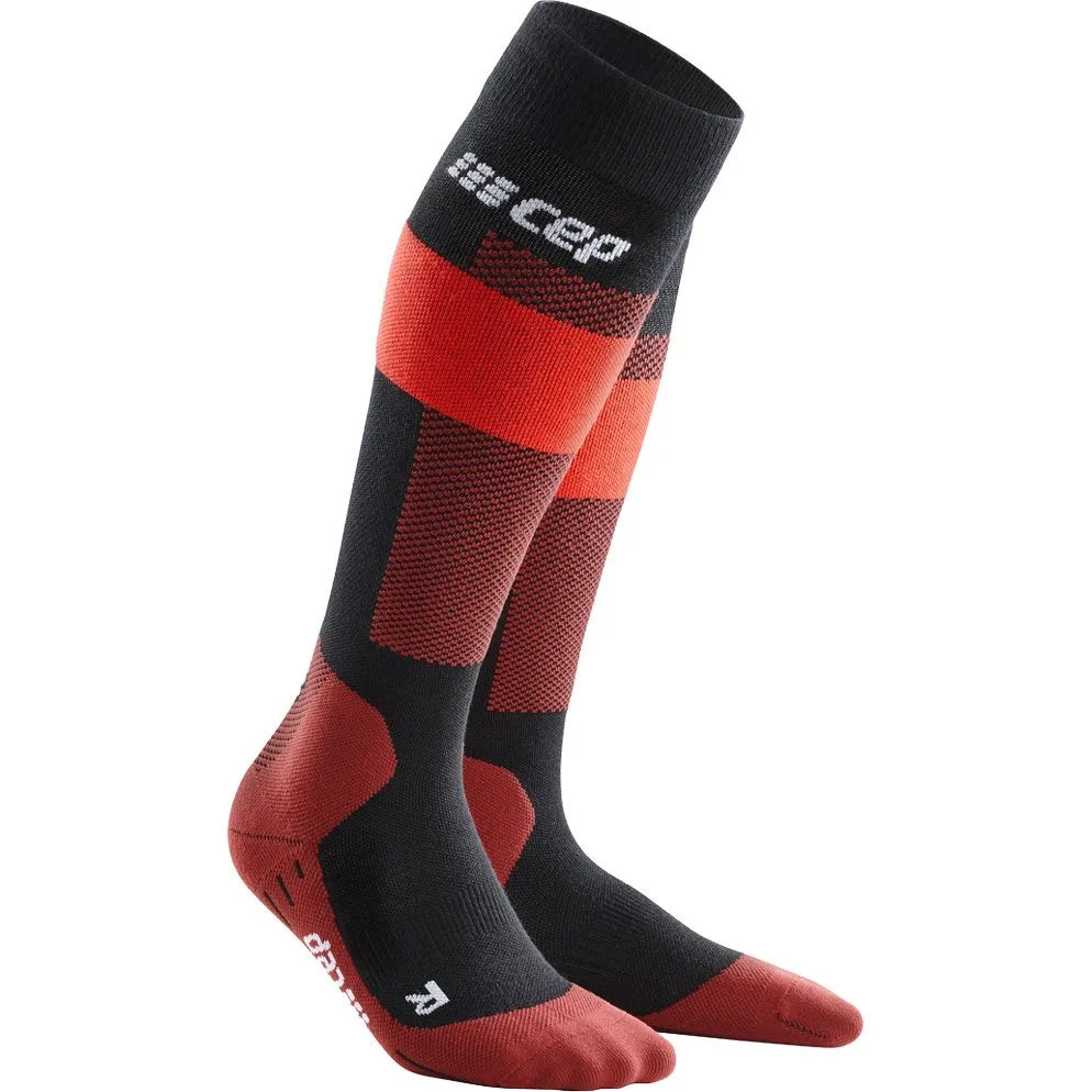 CEP - Merino Compression v2 Ski Socks Women red