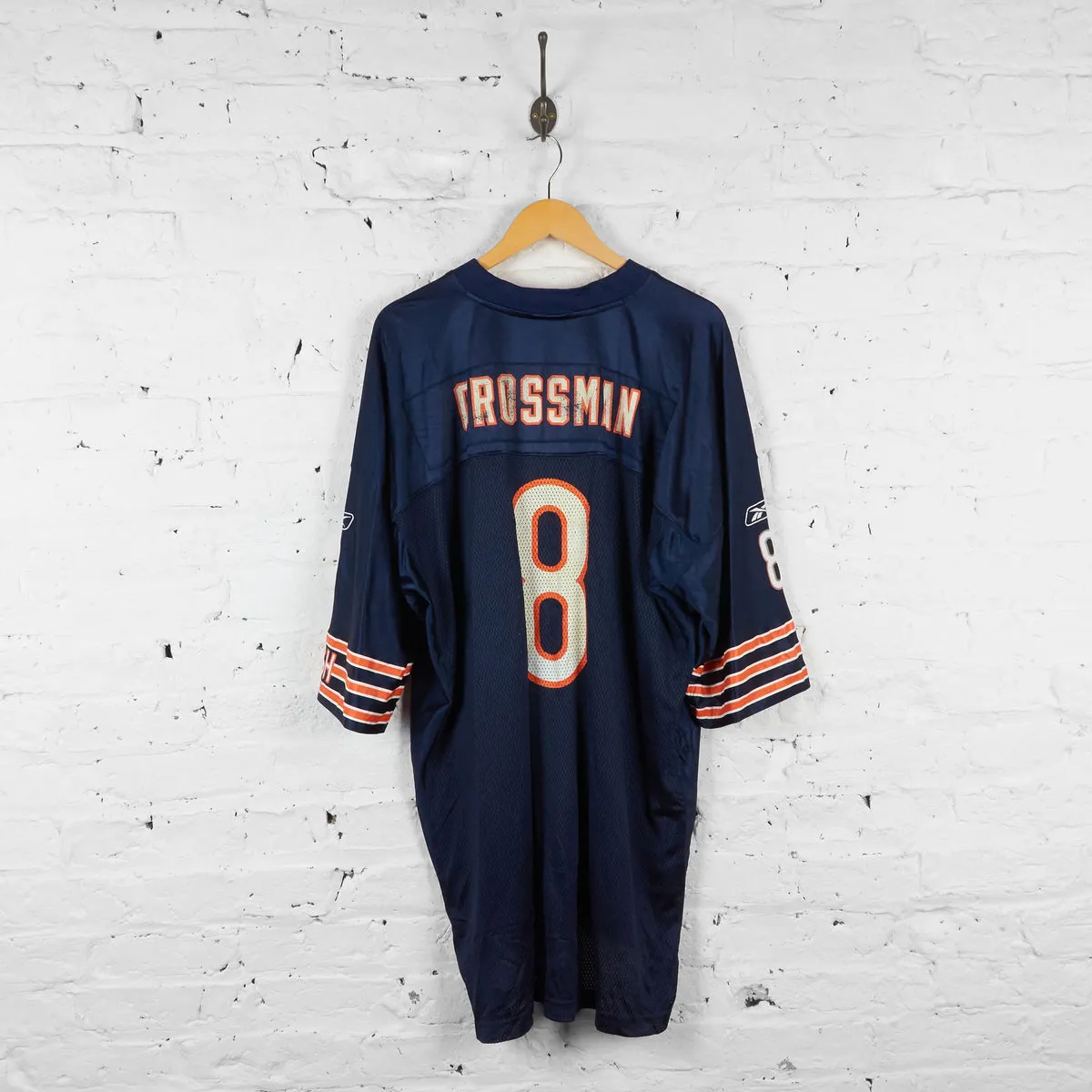 Chicago Bears Reebok Grossman NFL American Football Jersey - Blue - XXL