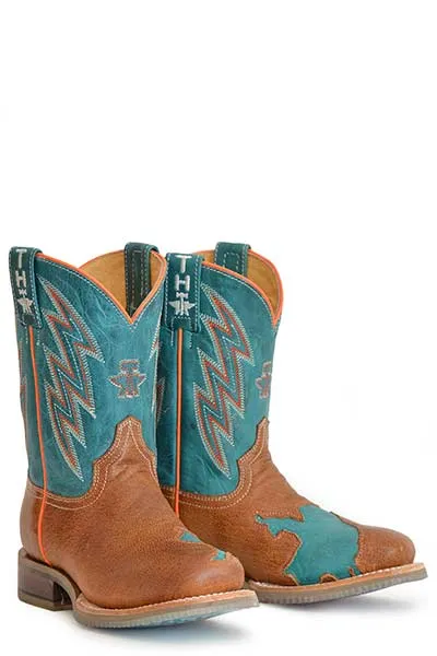 Children's Tin Haul Split Bull Rider Western Boot #14-018-0077-0874