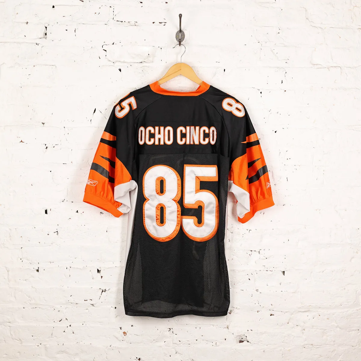 Cincinnati Bengals Ocho Cinco Reebok NFL American Football Jersey - Black - XXL