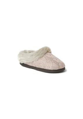 Claire Textured Knit Clog Slipper