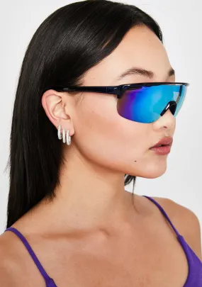 Cobalt Be Gone Shield Sunglasses-