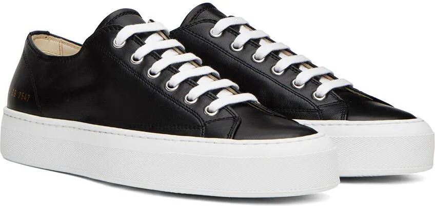 Common Projects Black Tournament Low Sneakers