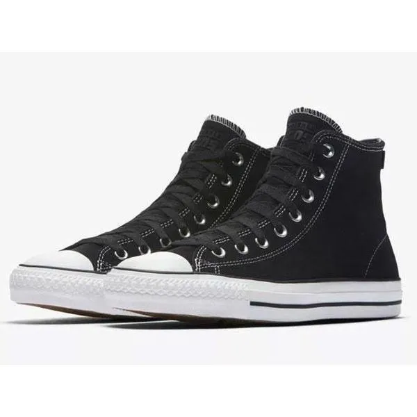 Converse CTAS Pro Hi Core Suede Black - Black - White