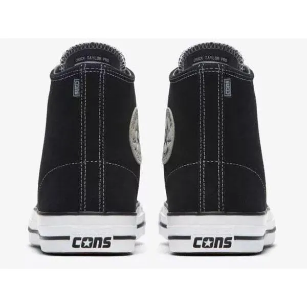 Converse CTAS Pro Hi Core Suede Black - Black - White