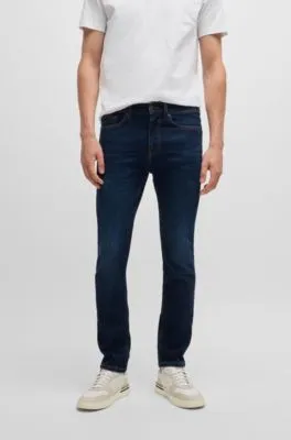 Delaware Slim-fit jeans in slubby super-stretch denim