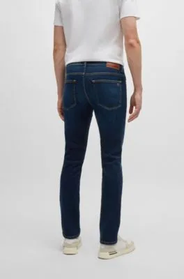 Delaware Slim-fit jeans in slubby super-stretch denim