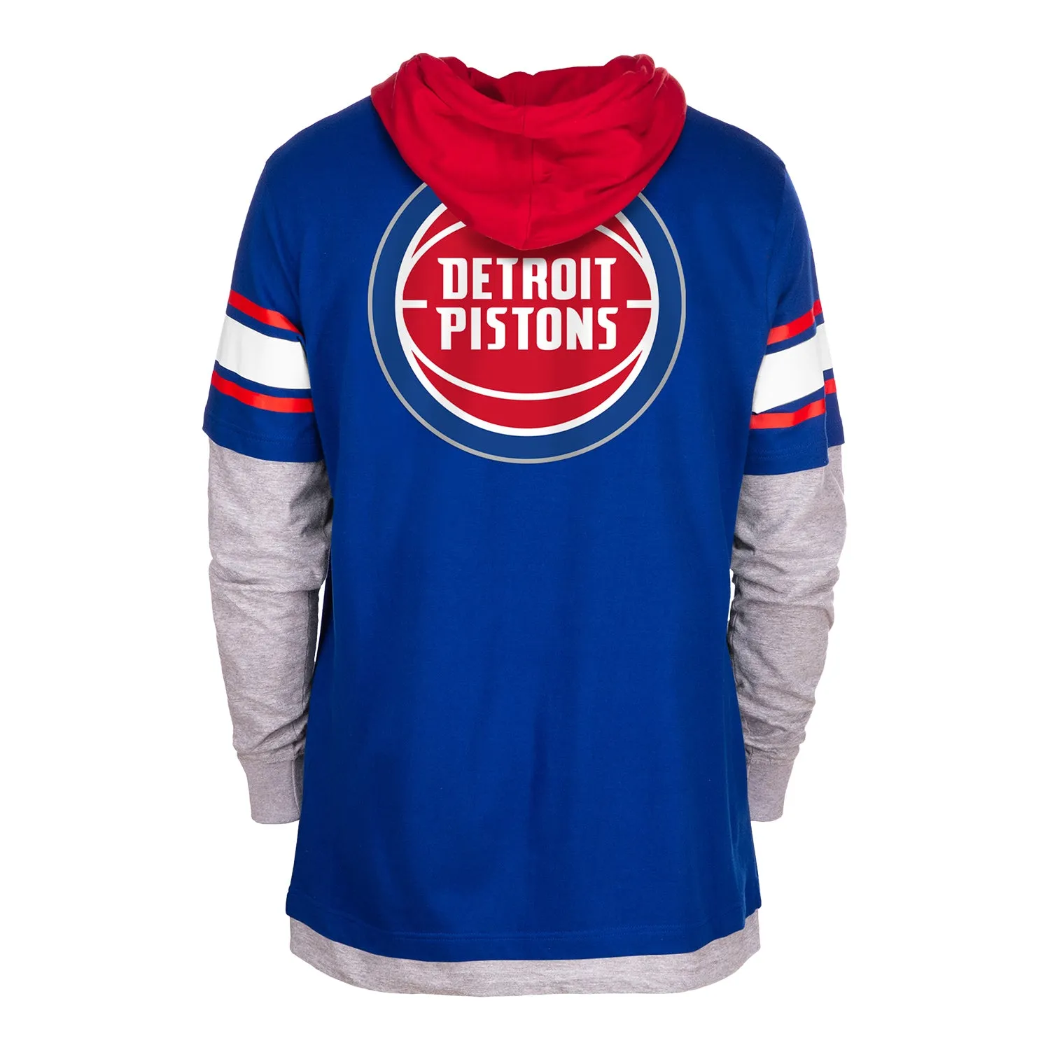 Detroit Pistons New Era Blue Long Sleeve T-shirt Hoodie