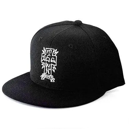 Dogtown Gonz Cross Snapback Hat - Black