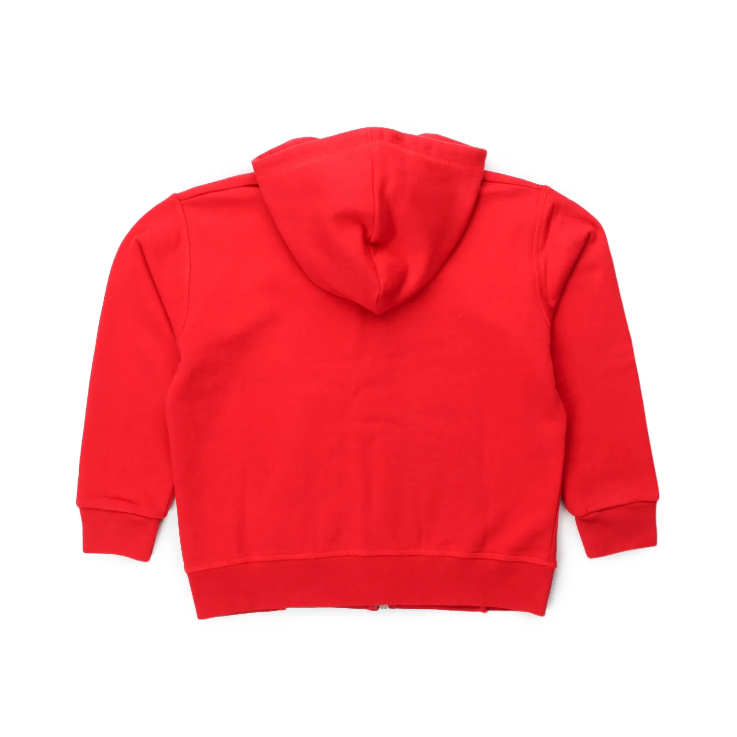 Dsquared2 Red Hoodie Sweatshirt With Zip For Kids