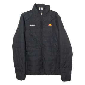 ELLESSE Mens Quilted Jacket Black M